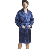 Bata Hombre Satin Seda Kimono