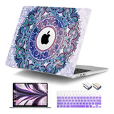 Funda Dongke Para Macbook Air 13 M2 + C/teclado Mandala