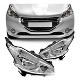 Optica Peugeot 208 Sin Led 2013 2014 2015 2016 Importada