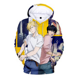 Anime Banana Fish Sudaderas Con Capucha De Impresión 3d