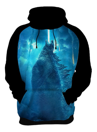 Blusa De Frio Moletom Godzilla Filme Monstros  Aventura 016