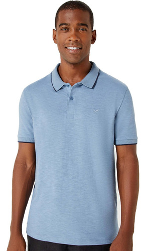 Camisa Gola Polo Básica Masculina Hering Malha Texturizada