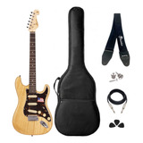Kit Guitarra Stratocaster Sx Swamp Ash Tortoise Completo