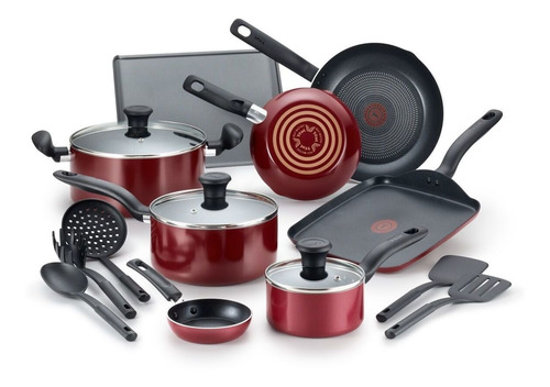 Batería Completa De Cocina T-fal Antiadherente Set 16 Piezas