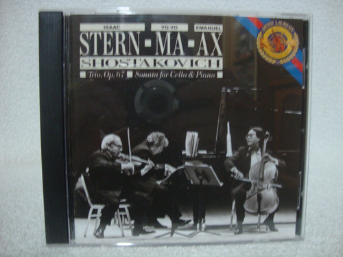 Cd Isaac Stern, Yo-yo Ma & Emanuel Ax- Shostakovich- Trio