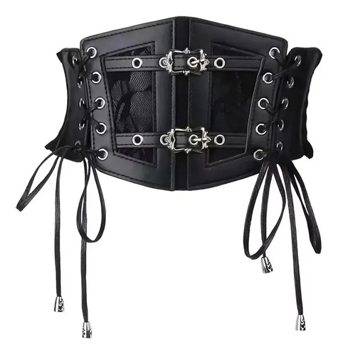 Faja Cinturón Ancho Corset Gótico Cintura Cinturilla Corset | MercadoLibre