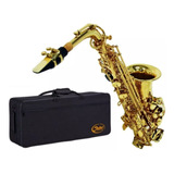 Sax Alto Shelter Sft6430l Laqueado Dourado Com Case - Promo