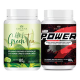 Kit Suplementos Amk Green Tea Amk Power Emagrecimento Amakha