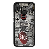 Funda Protector Para Huawei Letreros Stop One Way Tumblr