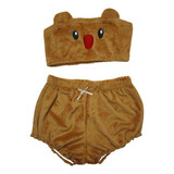 Pijama De Short Para Mujer Reno Estraple Ch/m Anime