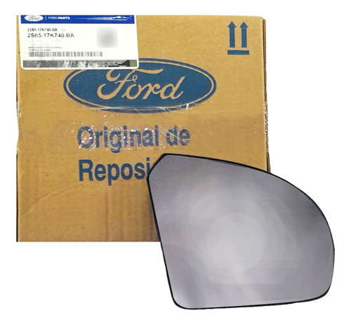 Vidrio Espejo Retrovisor Derecho Fiesta 1.6l Ford    Foto 2