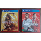 Vendo 2 Jogos Usados (mk11 E F1 2020) Ps4 - Mídia Física