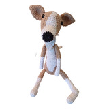 Perrito Perro Galgo Amigurumi Muñeco En Crochet