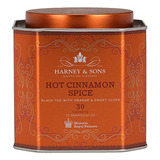 Lata De Té Negro Harney Sons Hot Cinnamon Spice