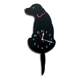 Reloj De Pared Acrílico Con Estampado De Perro Labrador De D