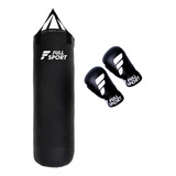 Bolsa Boxeo 1.20 Cm Lona Antidesgarre Box + Guante Boxeo 