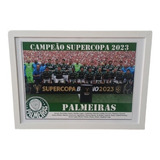 Quadro Palmeiras  Campeão Super Copa 2023 Poster 20x30