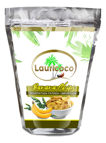 Banana Chips Fatiada Desidratada Filipinas 1kg  Top No Açai