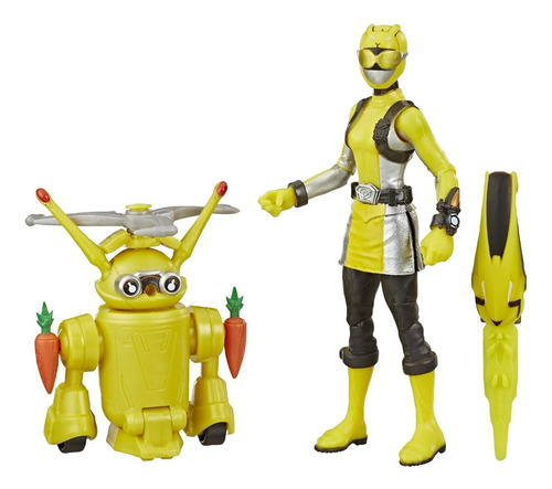 Figura Power Rangers Yellow Ranger & Morphin Jax Beast 