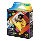 Caixa De Filmes Instax Square Rainbow X 10