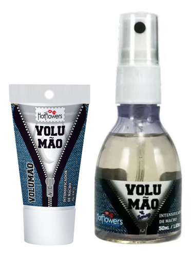 Gel Volumão Lubrificante Líquido Prolongador Hotflowers Kit