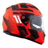 Capacete Ls2 Ff320 Diversos Gráficos E Cores Em Tamanho Do Capacete 56 Desenho Hunter - Matte Laranja E Preto