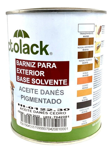 Barniz Para Exterior Protectolack Sayer Aceite Danés