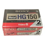 Cassete Hi8 Sony 150 Minutos De Grabación (4 Unidades)