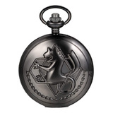 Reloj De Bolsillo De Alquimista De Metal Completo Con Cuenta
