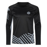 Camiseta De Hombre Cuello Redondo Thumbhole Sport