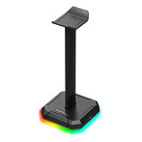 Suporte Headset Scepter Pro Ha300 Rgb 10 Modos De Iluminação