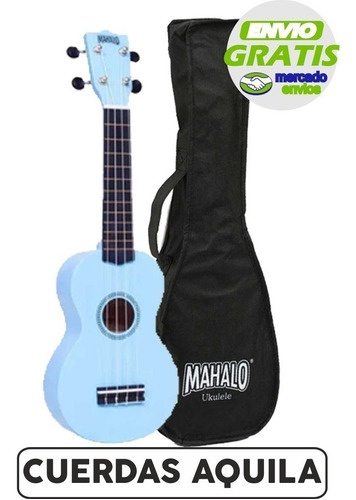 Ukelele Soprano Mahalo Mr1 Funda Colores La Roca Cuo