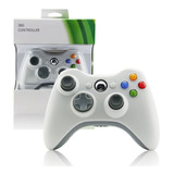 Controle Sem Fio Compatível Xbox 360 Joystick Wireless Branc