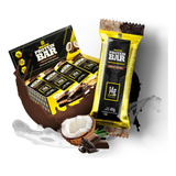 Whey Protein Bar - Display C/ 12 Unidades - Iridium Labs Sabor Coco Com Chocolate