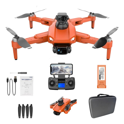 Drone L900 Pro Se Max Laranja C/ Gps Sensor Obstáculos + Bag
