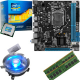 Kit Processador Intel I5 Placa H61 1155 + 16gb Ddr3 1600mhz