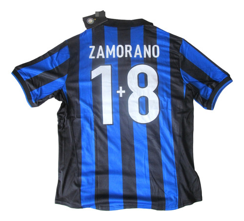 Camiseta Fútbol Iván Zamorano Inter Retro Con Dorsal 1+8