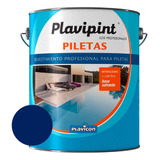 Pintura Para Piletas Solvente 4l Azul Plavipint Plavicon Rex