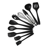 Utensílios De Silicone Multiuso Premium Kit Cozinha Com 12