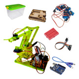 Brazo Robotico Mearm Kit Control Pc + Arduino Edicion Verde