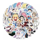 Stickers Re:zero Anime (50 Unidades)