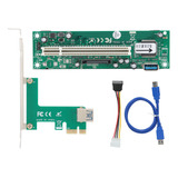 Adaptador De Red Pcie X1 Pcie Express A Tarjeta Pci