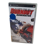 Sony Psp Burnout Dominator Mídia Física Original Com Manual