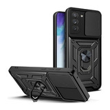 Funda Armor Ring Cubre Cámara Slide Para Samsung S21 Fe 5g