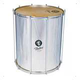 Surdo Samba 20 Pol X 60 Cm C/aro Cromado Pele Animal Timbra