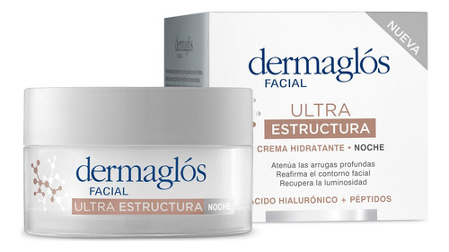 Crema Facial Dermaglos Ultra Estructura Noche X50g Dermagló