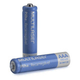 Pila Recargable Aaa 1000mah Multilaser Pack 4u