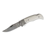 Navaja Tactica Boker Magnum Damascus Bone Cachas Hueso Excel