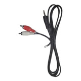 Lote 5 Cables De Audio Auxiliar Plug 3.5 A Rca Ma 1.5m Larg 