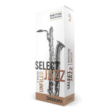 Rico Select Jazz Cañas Sax Barítono Unfiled (caja Con 5)